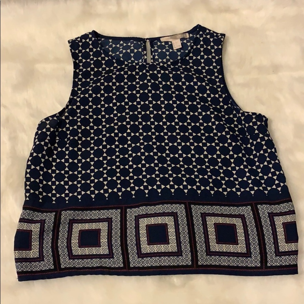 Short Sleeved Pattern Shirt